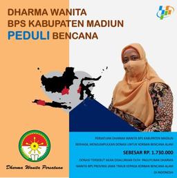 DWP BPS Kabupaten Madiun Peduli Bencana