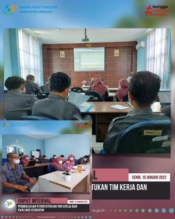 Rapat Internal Pembentukan Tim Kerja dan Evaluasi Kegiatan