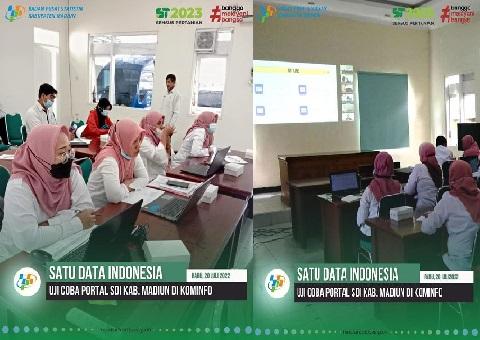 Uji Coba Portal SDI Kab. Madiun