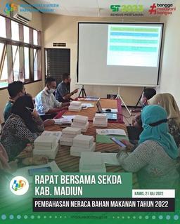 Rapat Neraca Bahan Makanan Tahun 2022